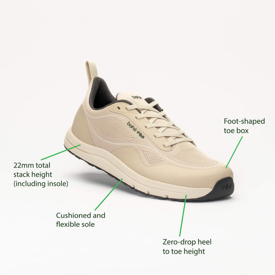 Revive Endurance Grounding Barefoot Shoe (Men's) - Stone