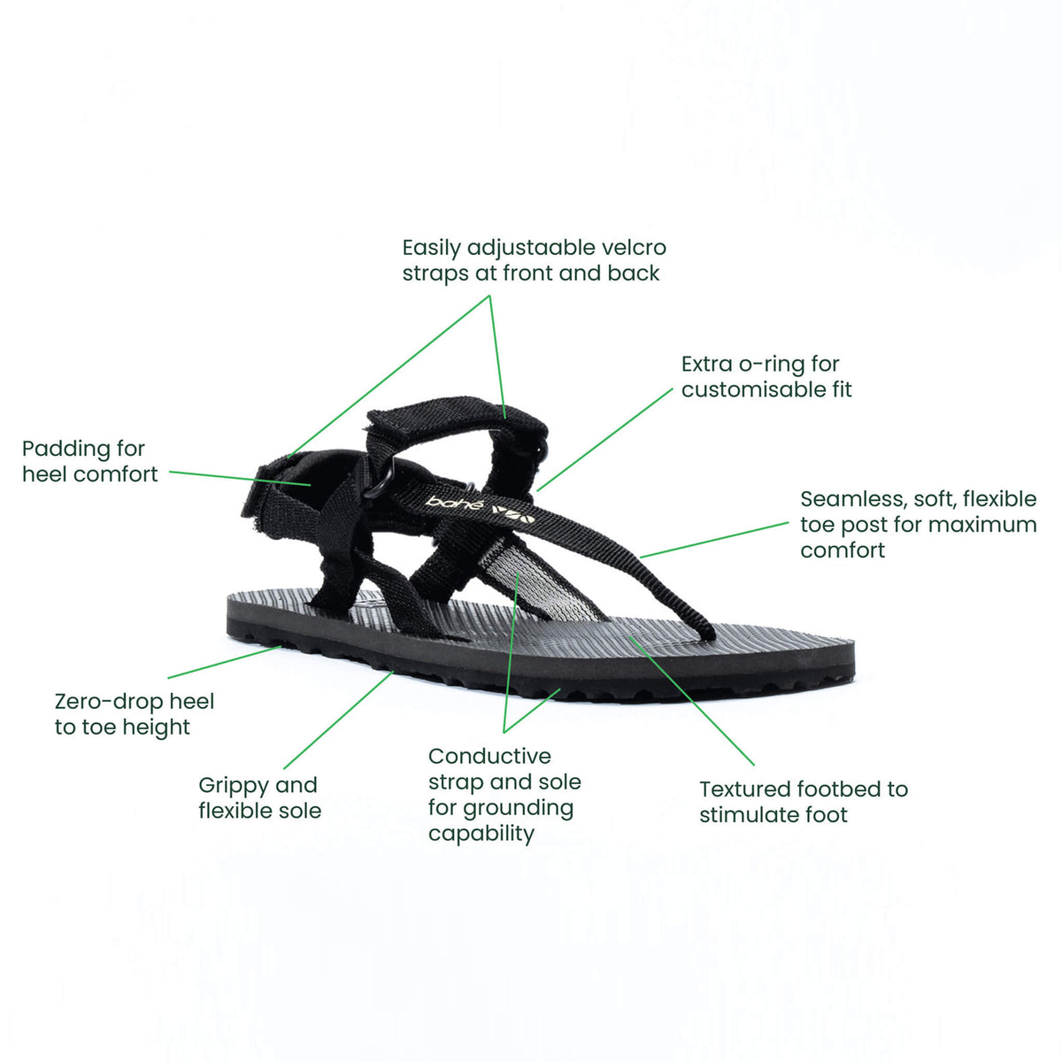 Respire Grounding Barefoot Sandal (Women's) - Eclipse