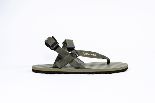 Respire Grounding Barefoot Sandal (Men's) - Olive (old)