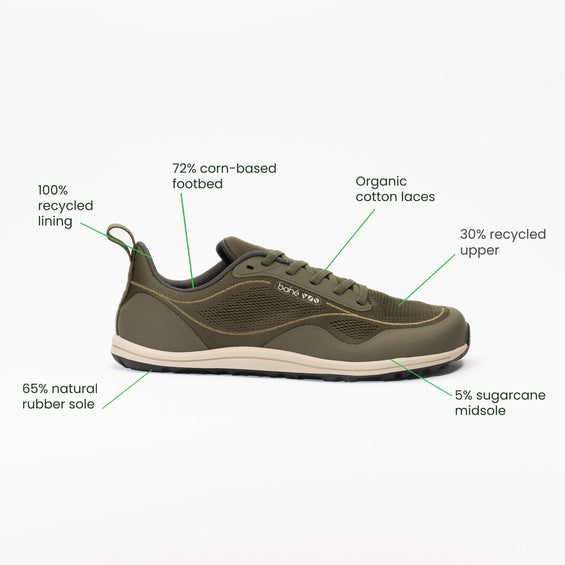 Revive Flex Grounding Barefoot Shoe (Men's) - Forest