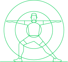 Reduced inflammation from grounding graphic