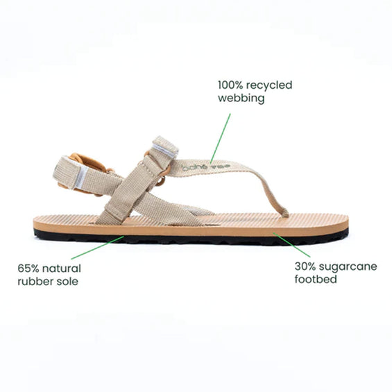 Respire Grounding Barefoot Sandal (Men's) - Stone