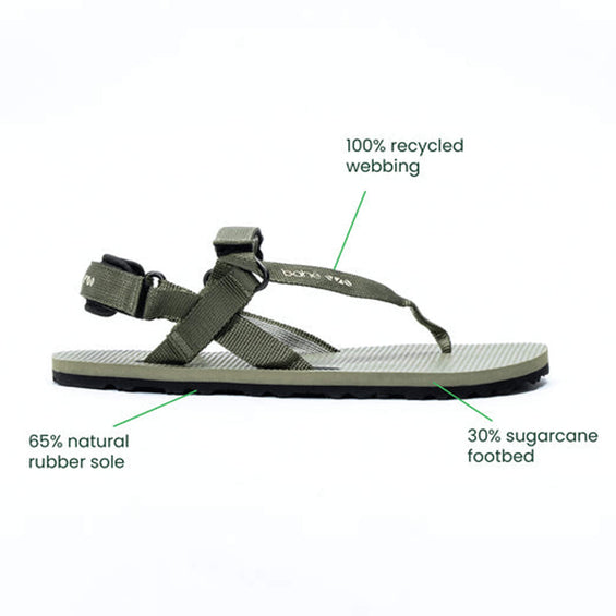 Respire Grounding Barefoot Sandal (Women's) - Olive