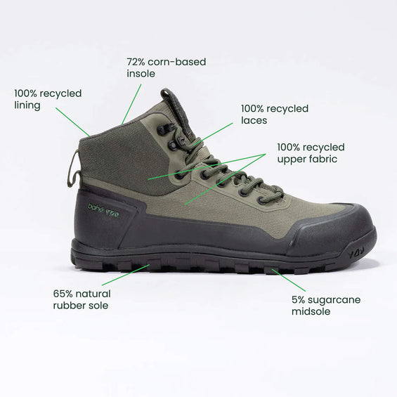 Rediscover Grounding Barefoot Hiking Boot (Men's) - Forest