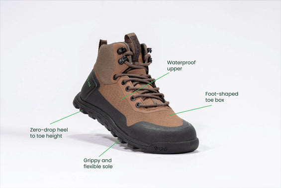 Rediscover Grounding Barefoot Hiking Boot (Women's) - Bark