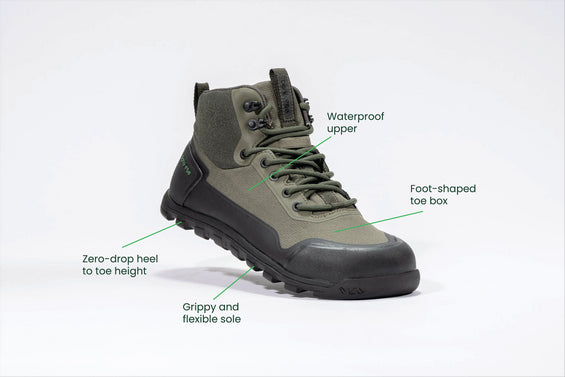 Rediscover Grounding Barefoot Hiking Boot (Men's) - Forest