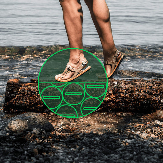 Respire Grounding Barefoot Sandal (Men's) - Eclipse