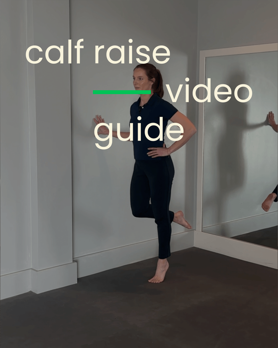 Calf raise video guide