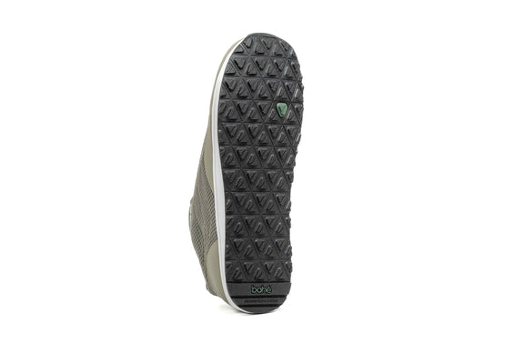 Outsole of Bahé Revive barefoot style grounding shoes in Forest (green)