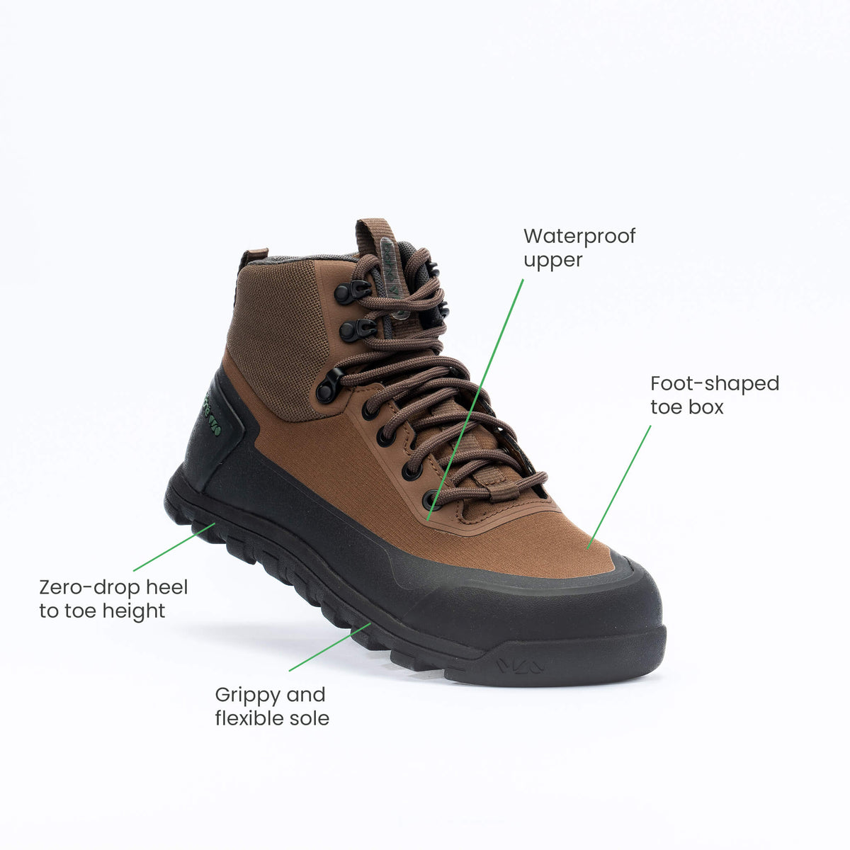 Rediscover Adapt Grounding Barefoot Hiking Boot (Men's) - Bark