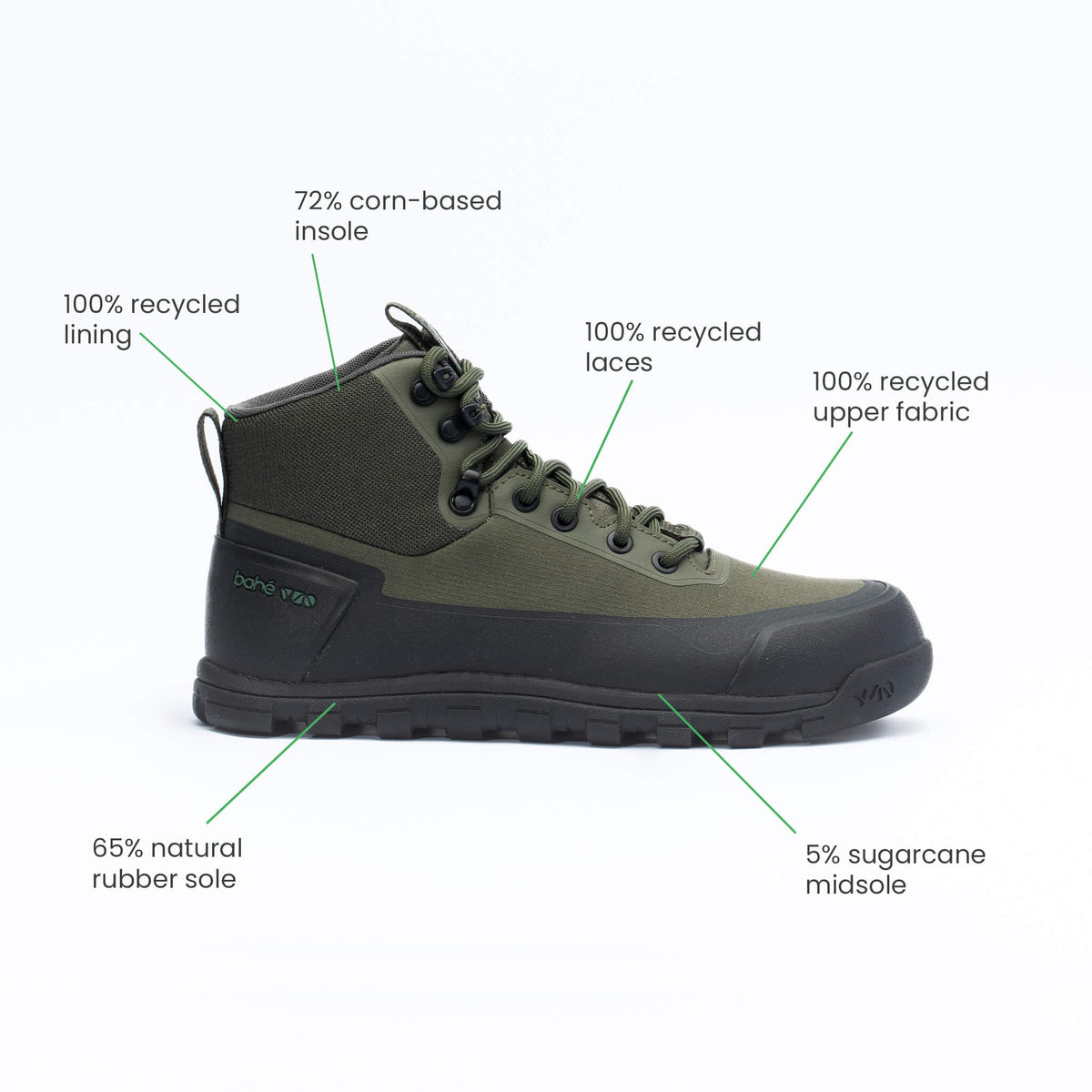 Rediscover Adapt Grounding Barefoot Hiking Boot (Men's) - Forest