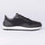 Black and gray sneaker with 'bahé' branding on a light gray background