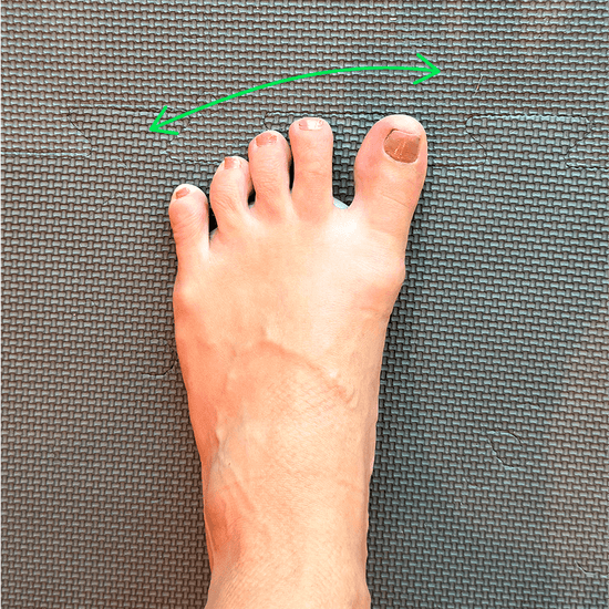 Toe splay exercise