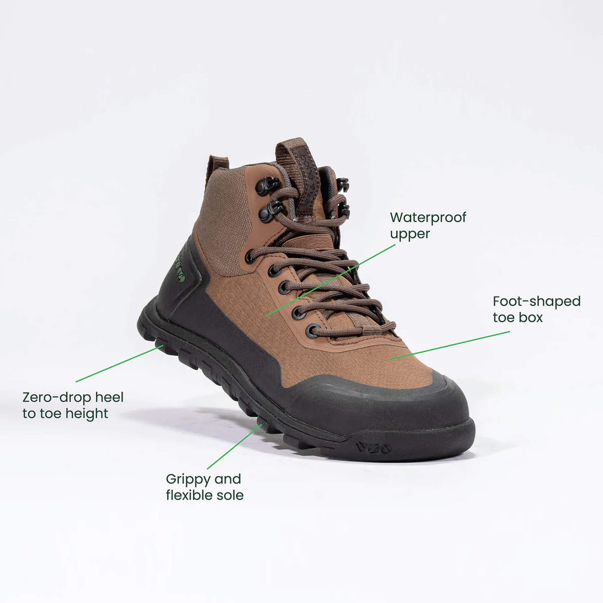 Rediscover Grounding Barefoot Hiking Boot (Men's) - Bark