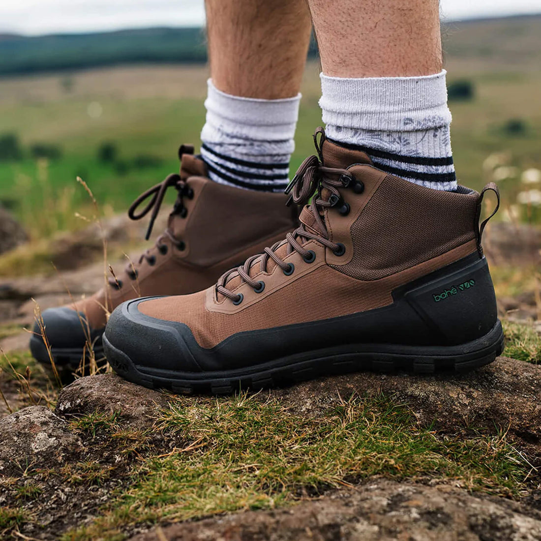 Rediscover Grounding Barefoot Hiking Boot (Men's) - Bark – Bahé