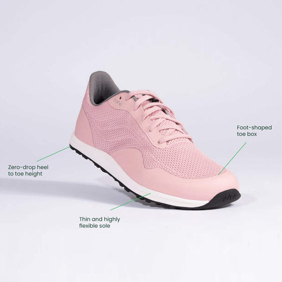 Revive Grounding Barefoot shoe (Women's) - Sunset Pink