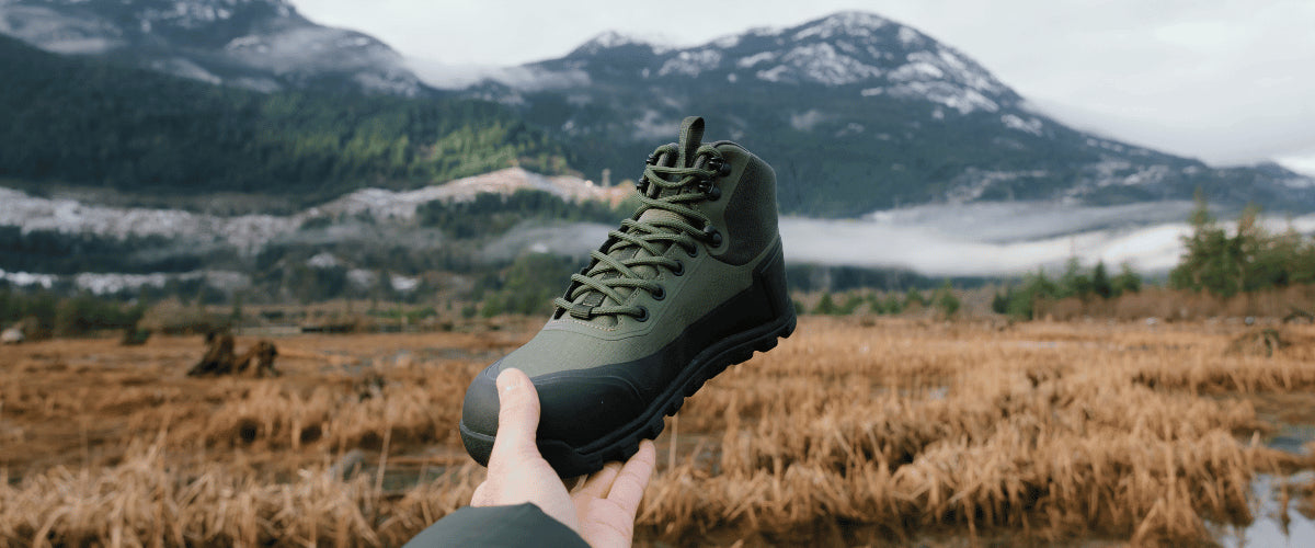 Best hiking barefoot boots on a trail