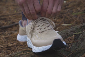 Bahé Recharge grounding shoes in all colours being modelled in nature